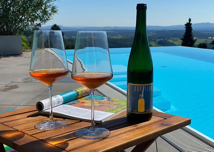 בית נופש Greim15 --- Ganzes Mit Fernsicht, Pool, Wellness דויטשלנדסברג