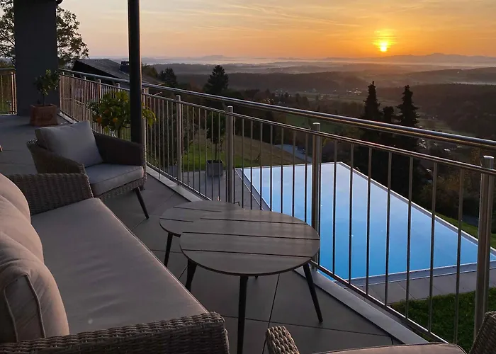 Greim15 --- Ganzes Mit Fernsicht, Pool, Wellness בית נופש *