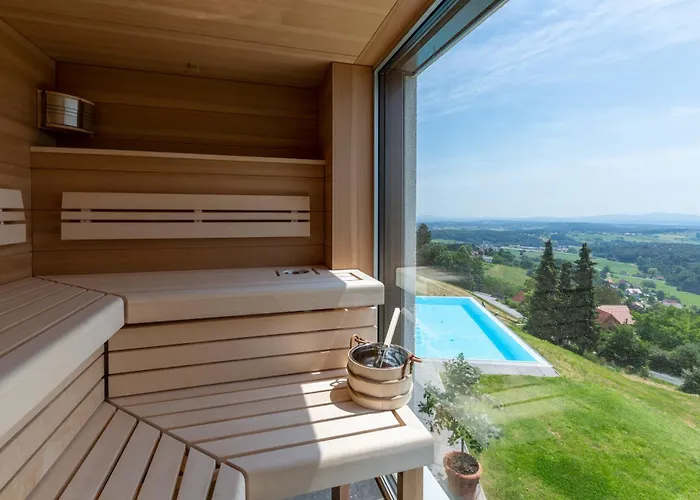 בית נופש Greim15 --- Ganzes Mit Fernsicht, Pool, Wellness