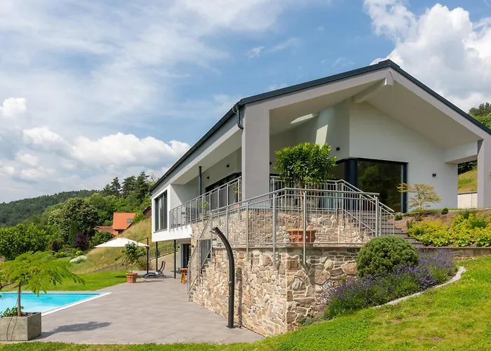 Greim15 --- Ganzes Mit Fernsicht, Pool, Wellness בית נופש *